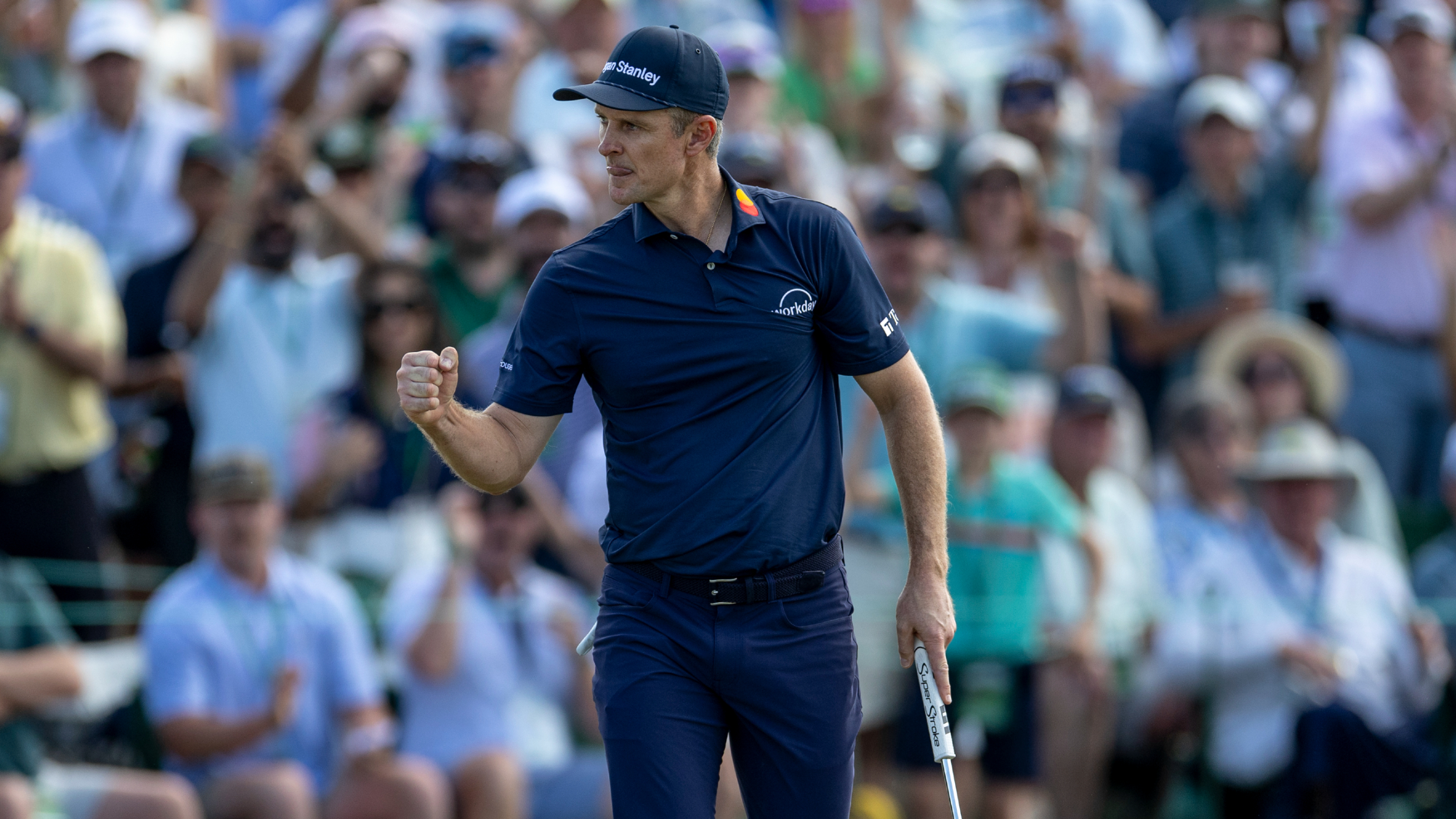 Justin Rose at The Masters