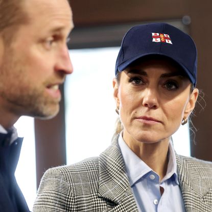 Prince William and Kate Middleton during their visit to the RNLI Tower Station on March 12, 2026 in London, England