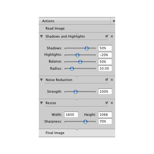 PhotoComplete image: This tool allows you to adjust the shadows and highlights.