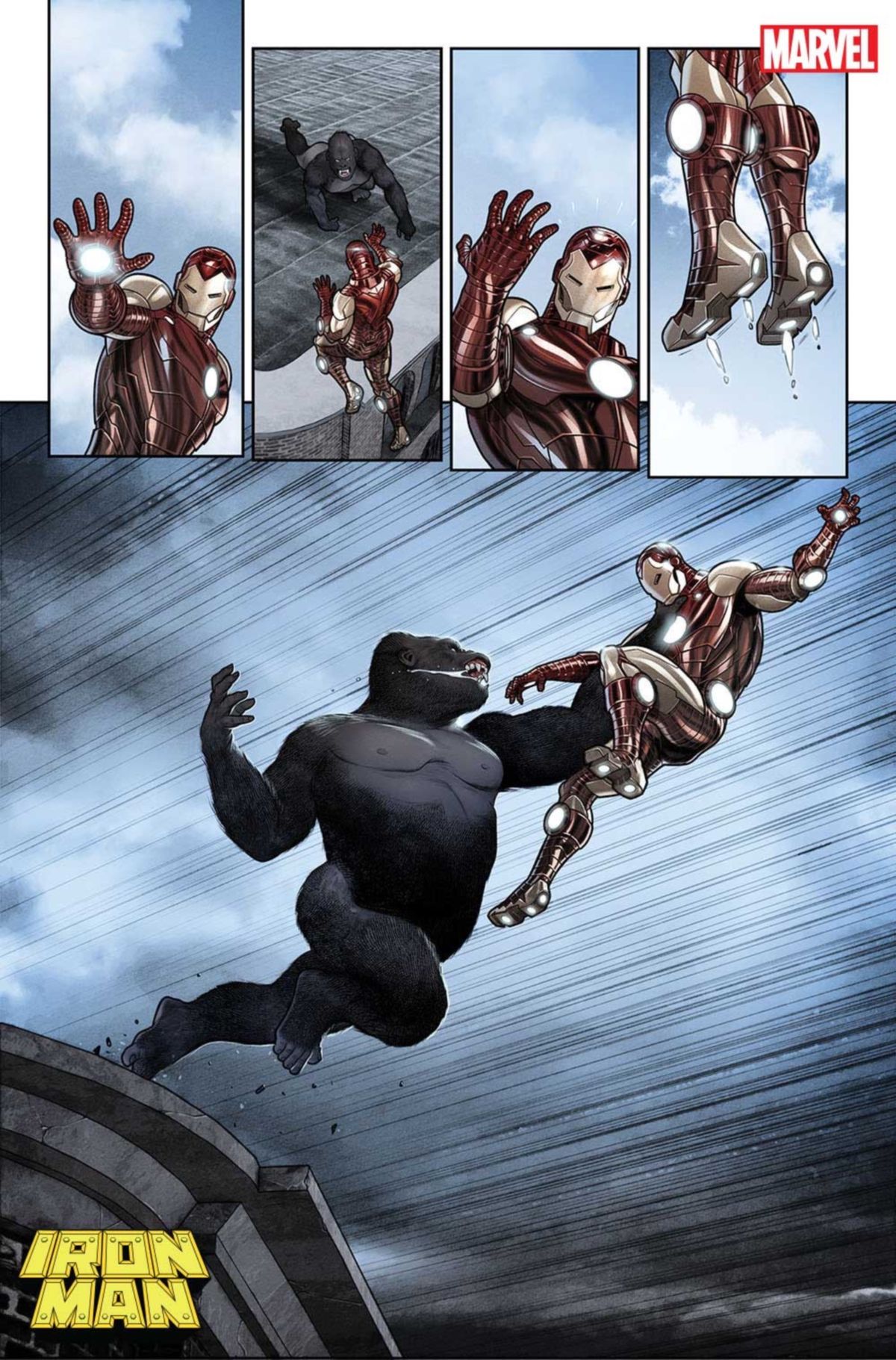 Iron Man #20 interior pages