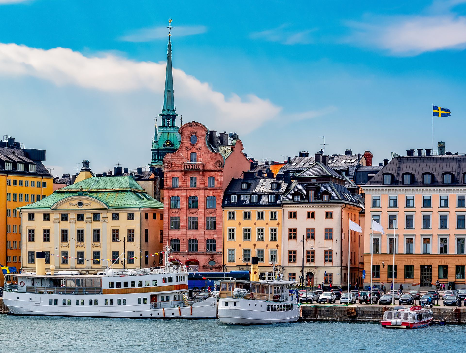 Skeppsbron embankment in Stockholm