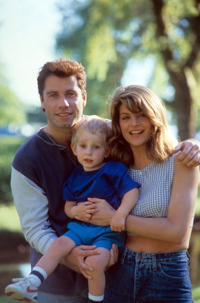 john travolta and kirstie alley in 'look who's talking'