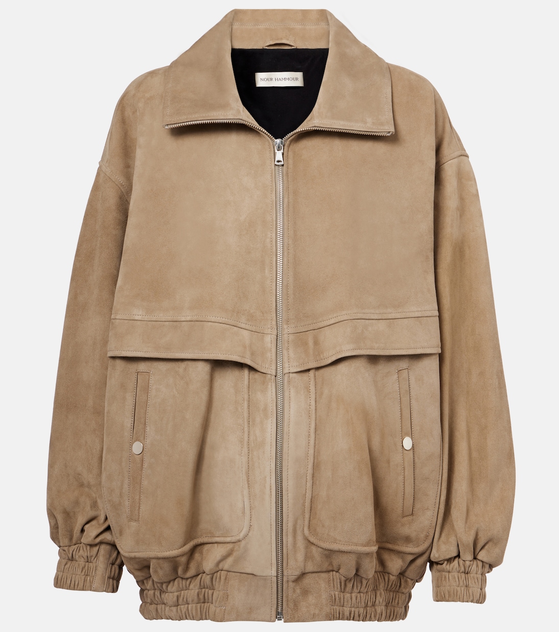 Beck Suede Bomber Jacket