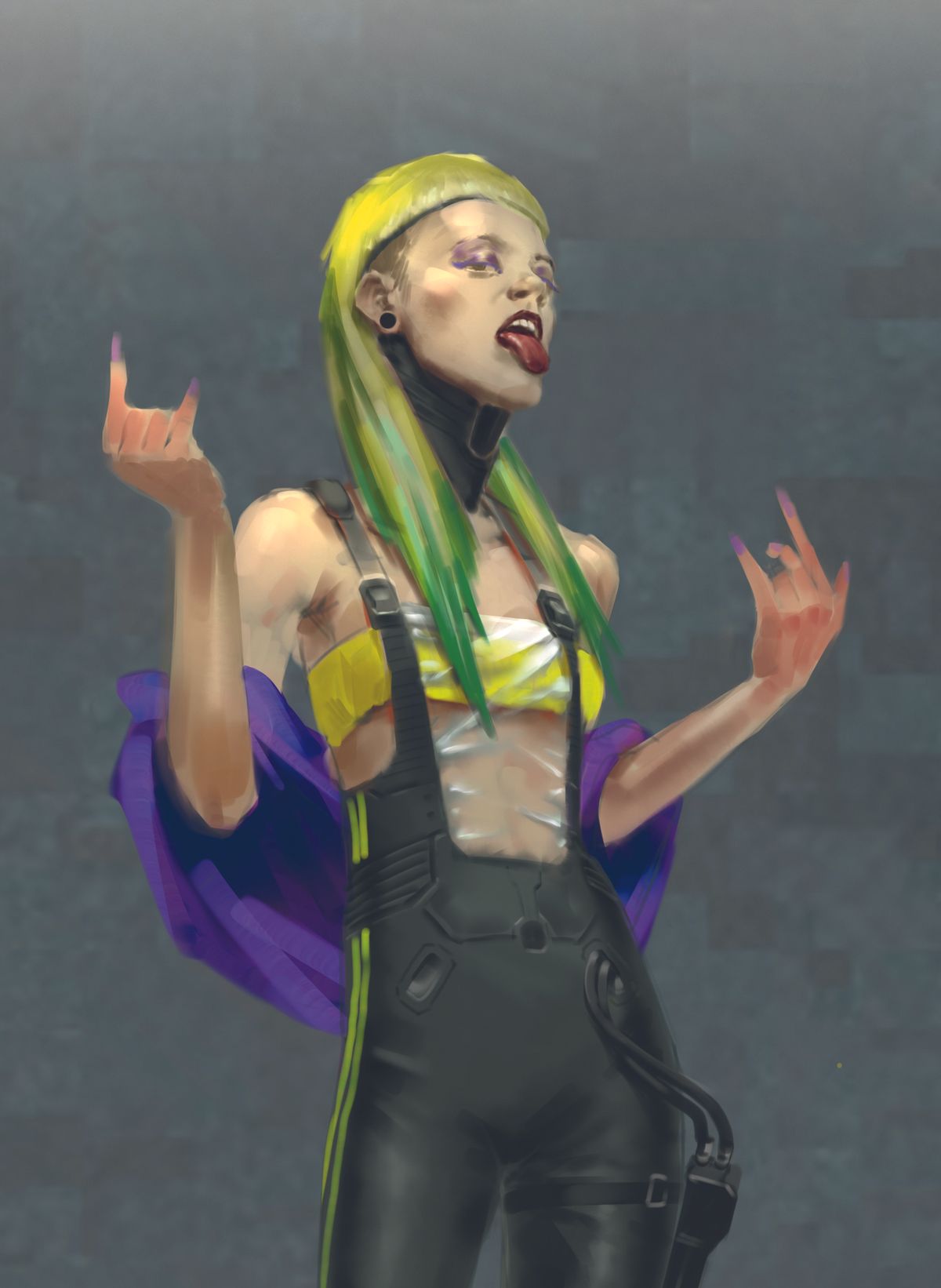 A digital art character