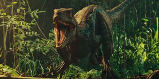 Blue the raptor in Jurassic World: Fallen Kingdom