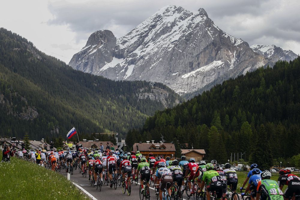 Scenery from along the route of stage 17 at the Giro