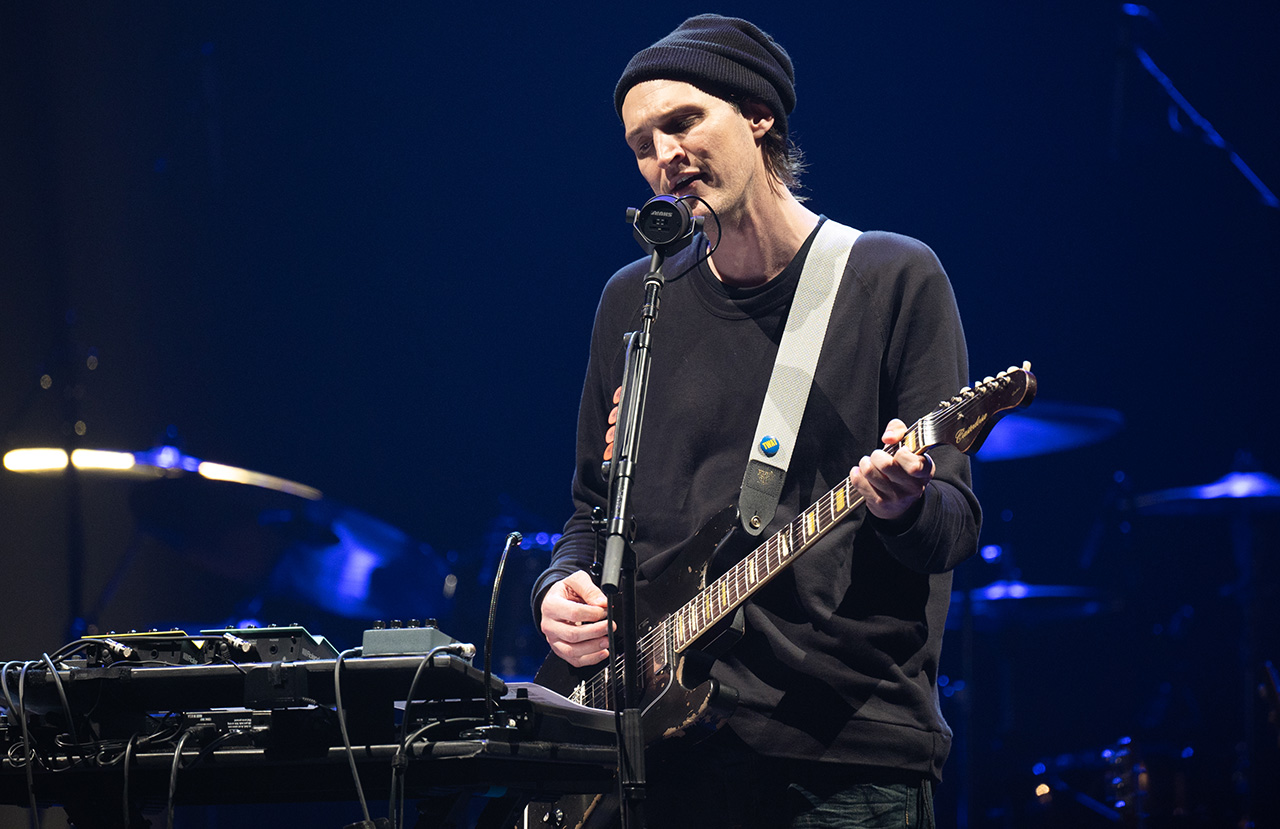 Josh Klinghoffer performs on stage at the Viejas Arena at San Diego State University in San Diego, California on May 3, 2022