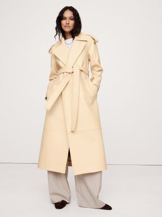 Banana Republic, Leather Trench Coat