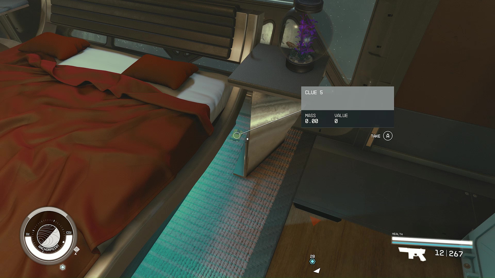 Location of Anchorpoint safe clue 5 in Starfield