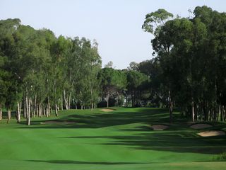 The tree lined Pascha course at Antalya golf club