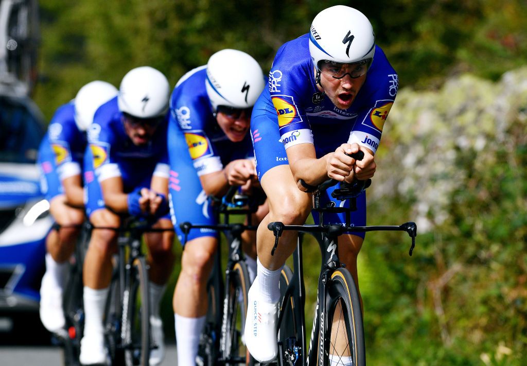 Quick-Step Floors in the team time trial