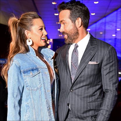 Blake Lively and Ryan Reynolds at the the premiere of "The Adam Project"