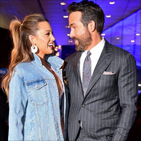 Blake Lively and Ryan Reynolds at the the premiere of "The Adam Project"