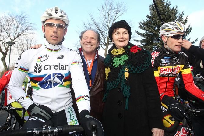 Sven Nys (Crelan-KDL) lines up in Maldegem