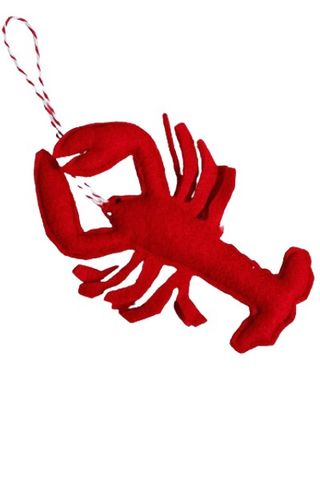 Annies Okay Boutique Felted Lobster Ornament