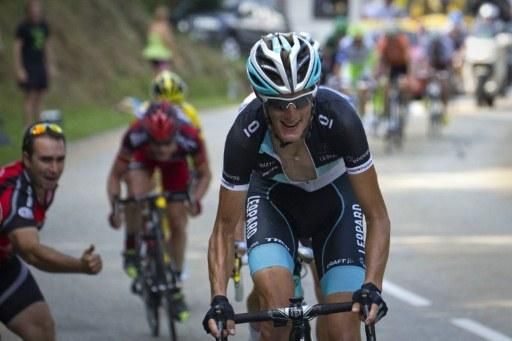 Andy Schleck put in a dig toward the top.