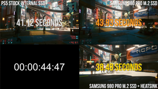 PS5 Expansion Slot 980 Pro Test - Cyberpunk 2077