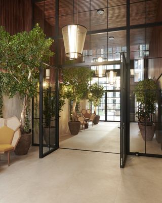 entrance lobby at Riverstone Fulham