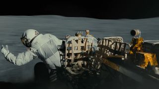 A rover spins out of control on the Moon in Ad Astra