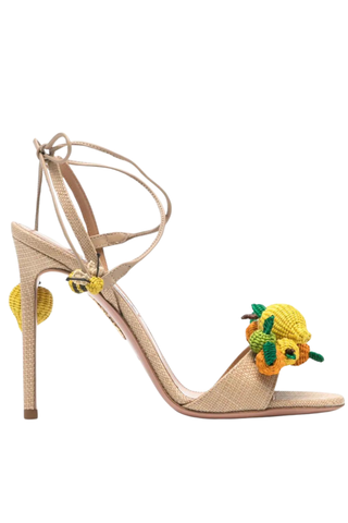 Sandalias de rafia Citrus Punch de 105 mm