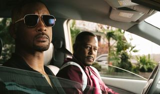 Bad Boys For Life Will Smith and Martin Lawrence looking out of their car