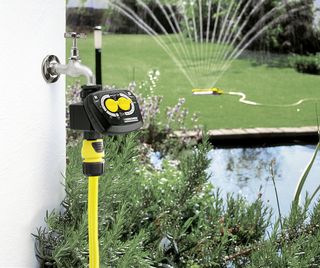 Low maintenance garden ideas: automatic timer for garden irrigation kit