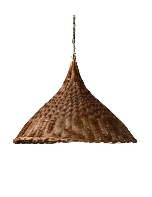 Sutton Woven Wicker Pendant