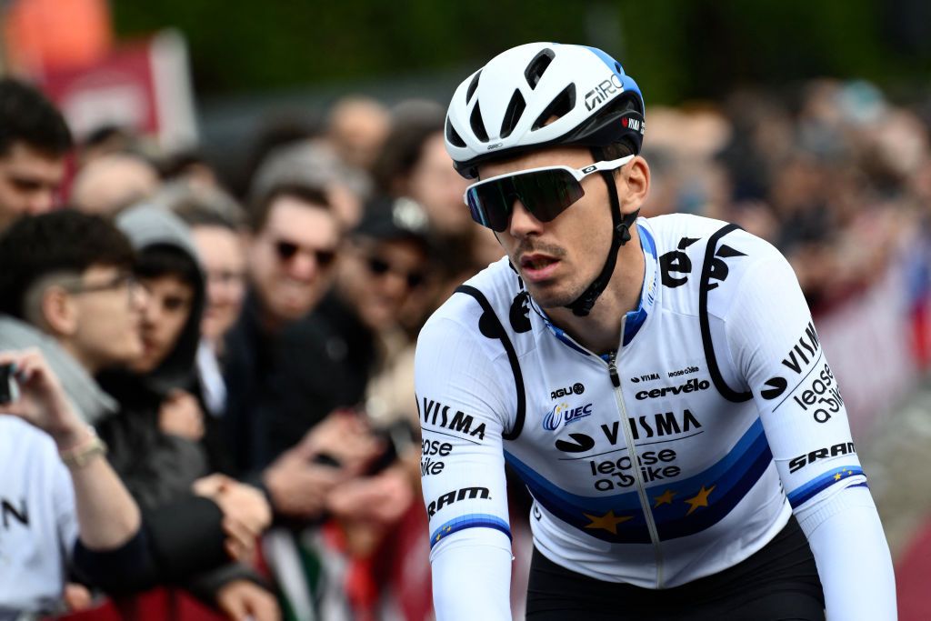 The start of Strade Bianche 2024