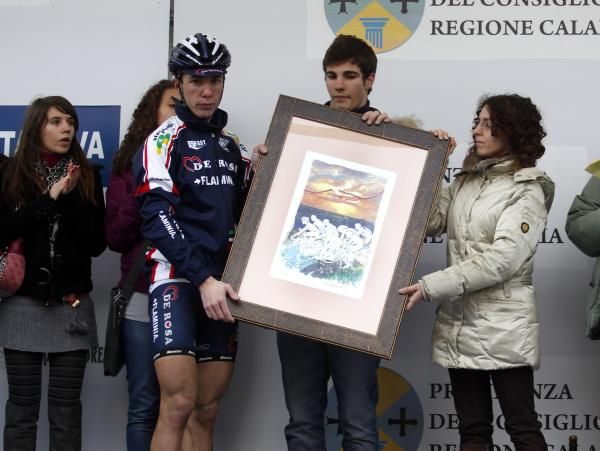 Federico Rocchetti (De Rosa Flaminia) gets a special prize for winning the memorial prime