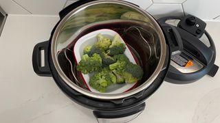 Brocolli steamed in the Instant Pot Duo Plus