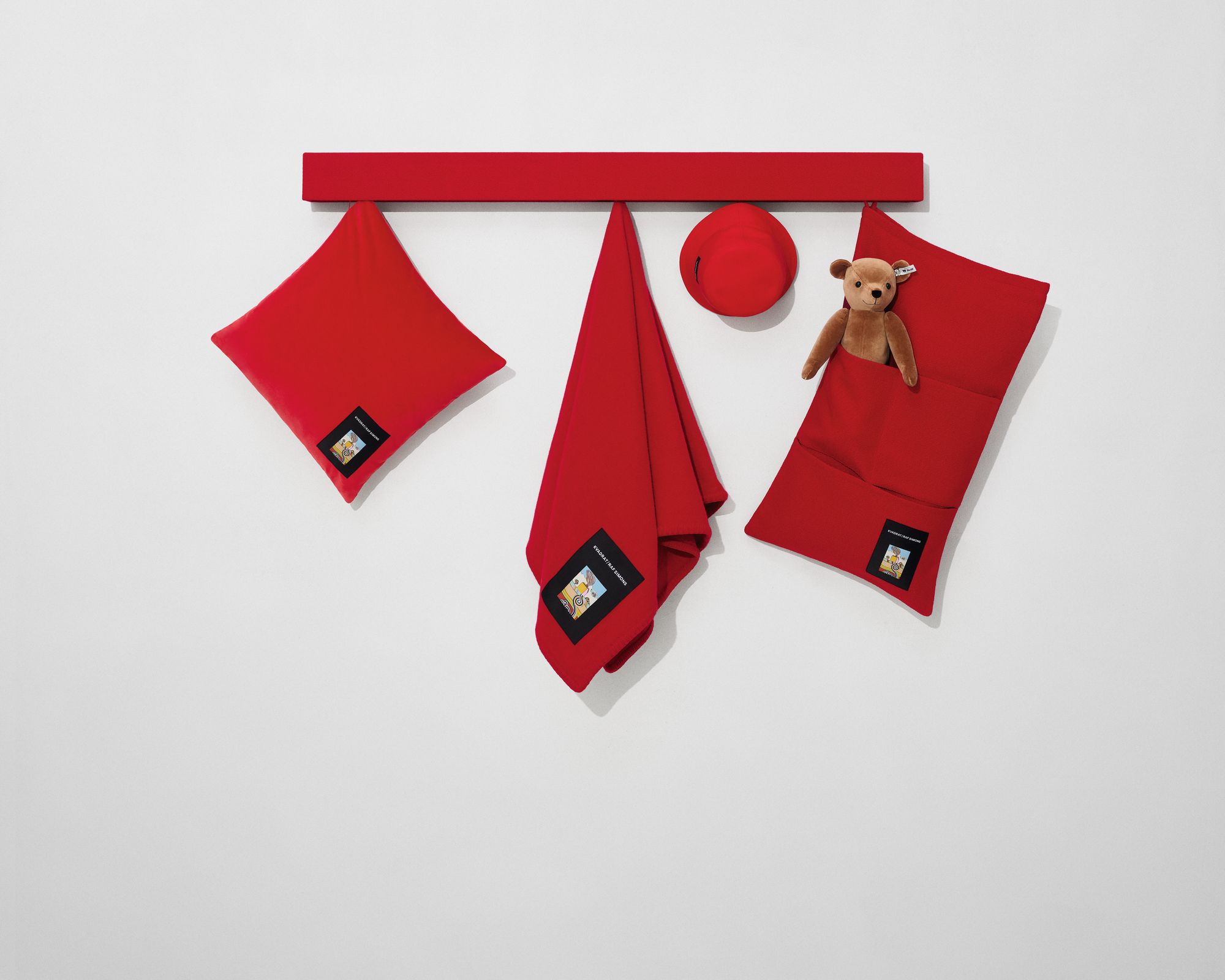 KVADRAT/RAF SIMON STEIFF テディベア 約30cm 新品 KVADRAT／RAF SIMONS＜クヴァドラ／ラフ シモンズ＞ ベルベット
