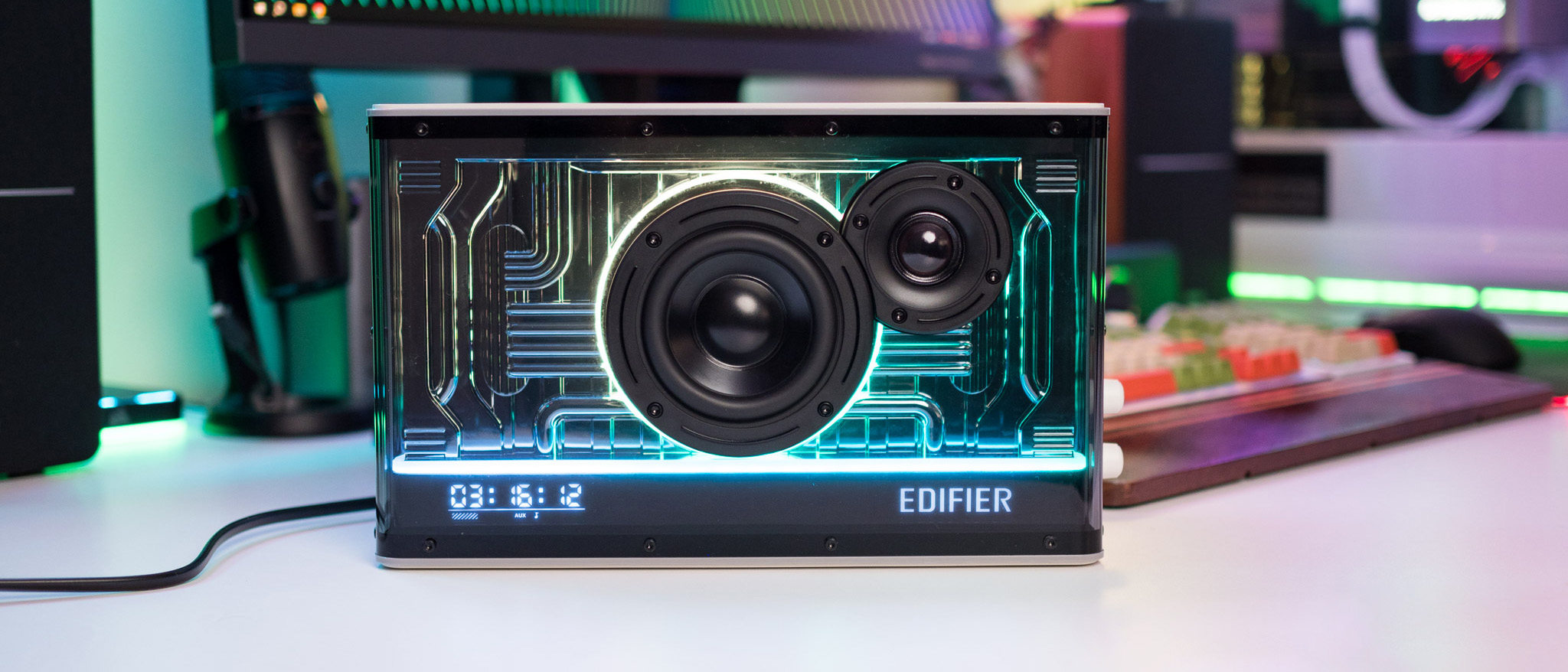 Edifier QD35 review: This see-through Bluetooth speaker is unlike 