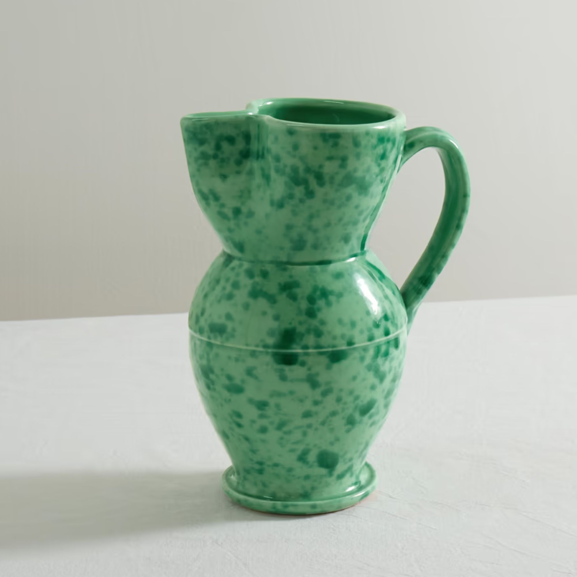 CABANA, Speckled ceramic pitcher