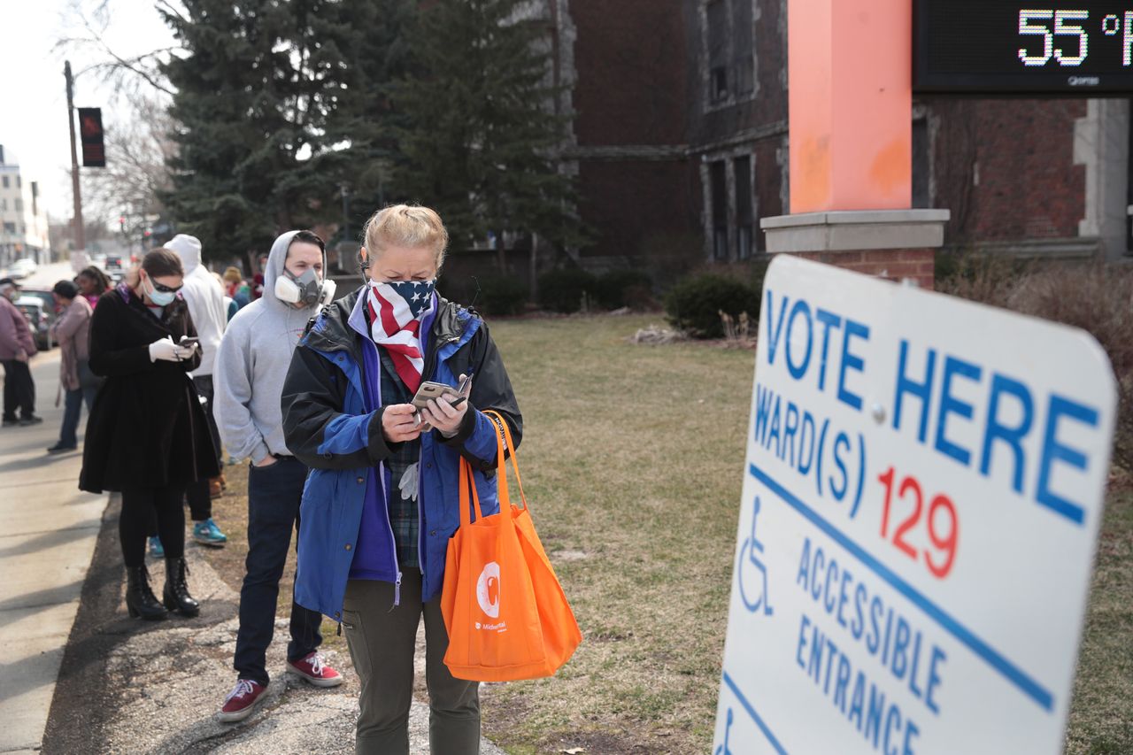 Wisconsin voting. 