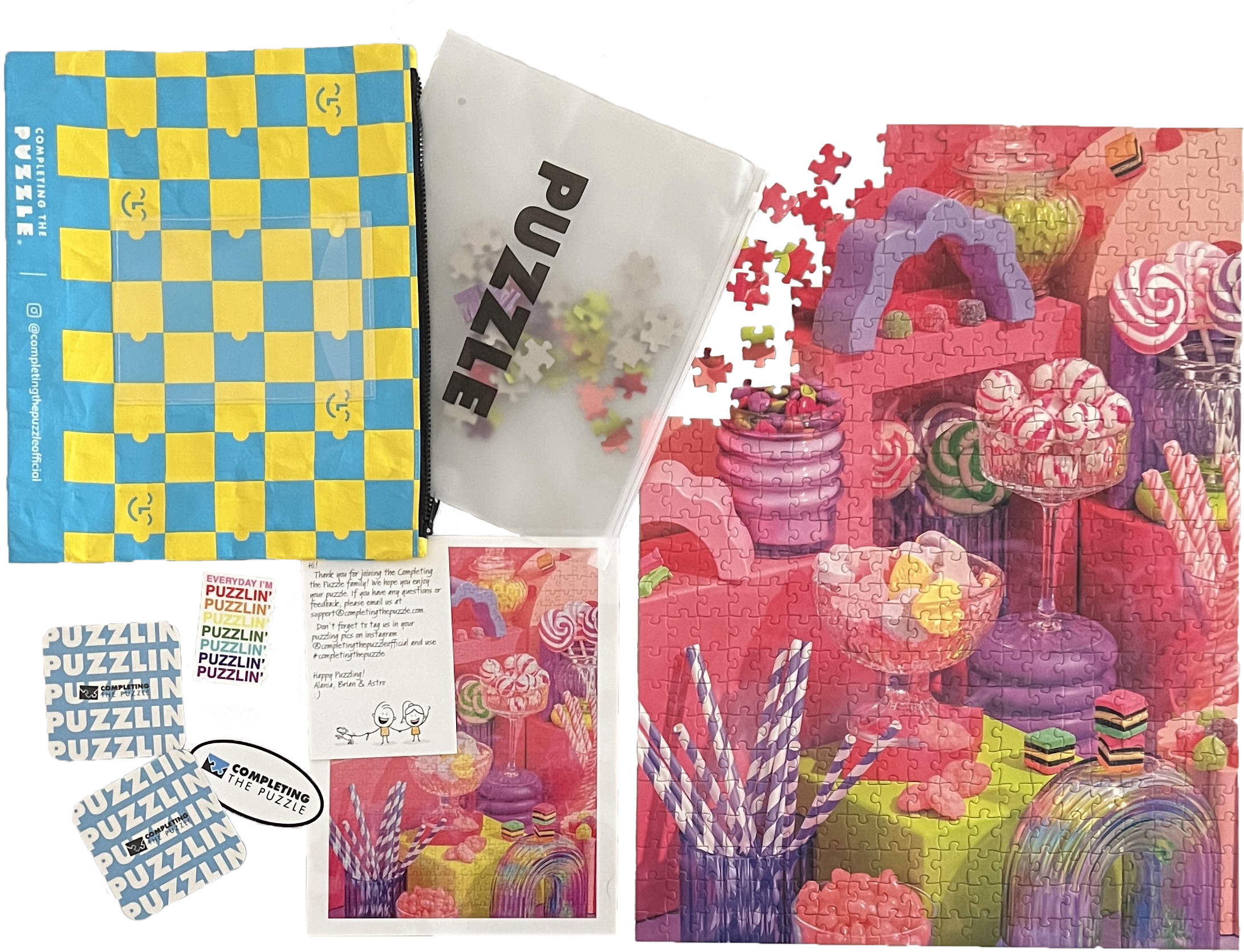 A candy-themed puzzle