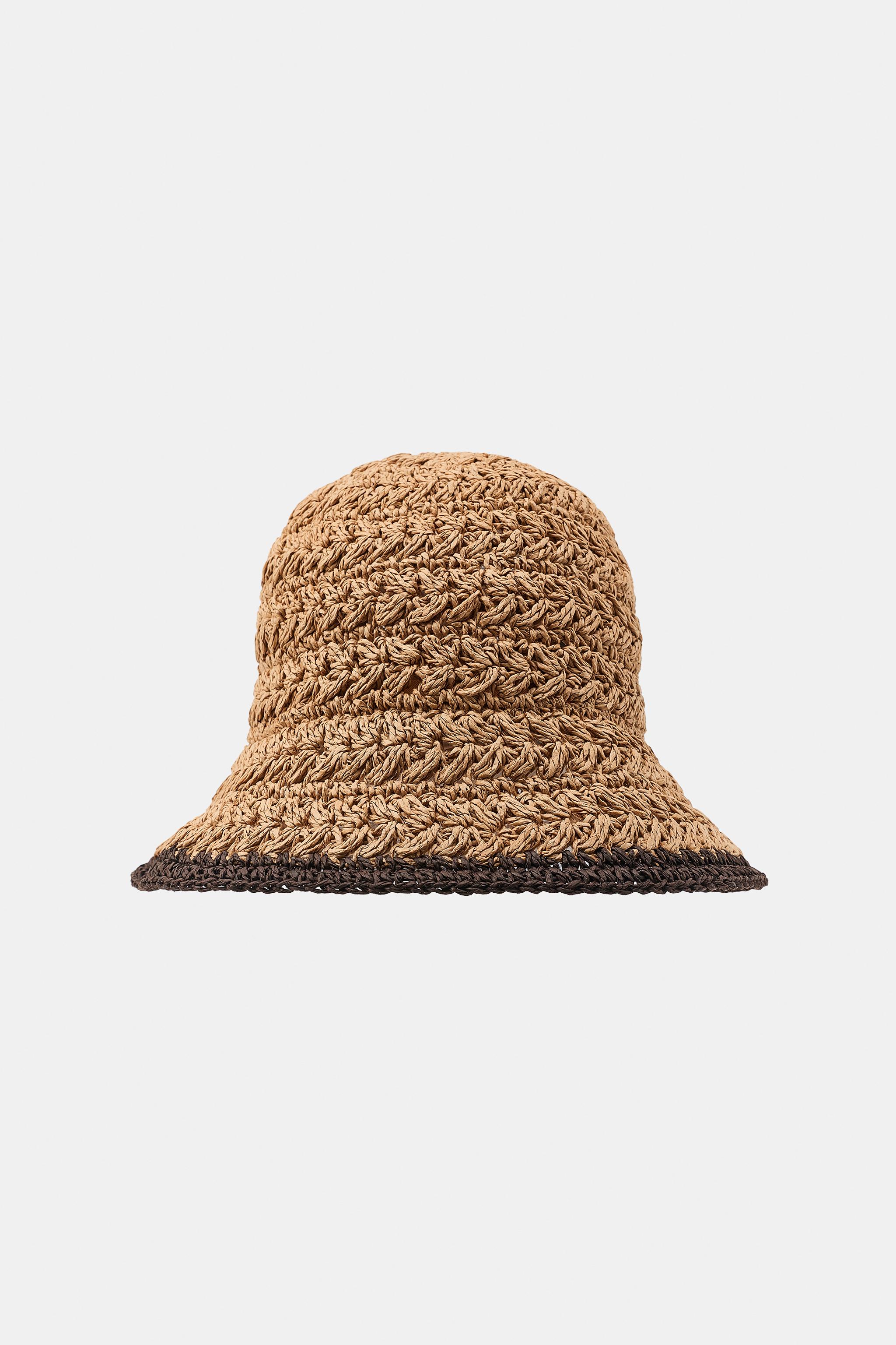 Contrast Woven Hat