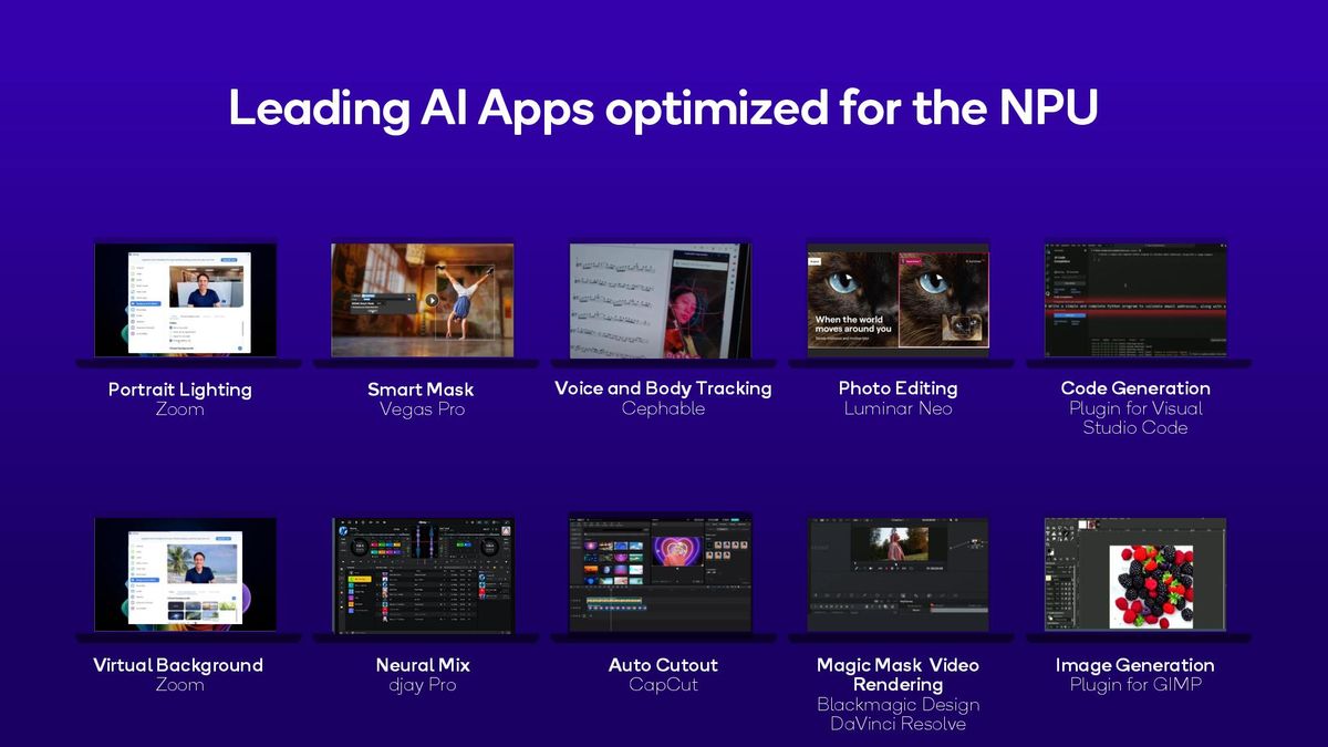 Qualcomm Snapdragon x Plus 8-core slides