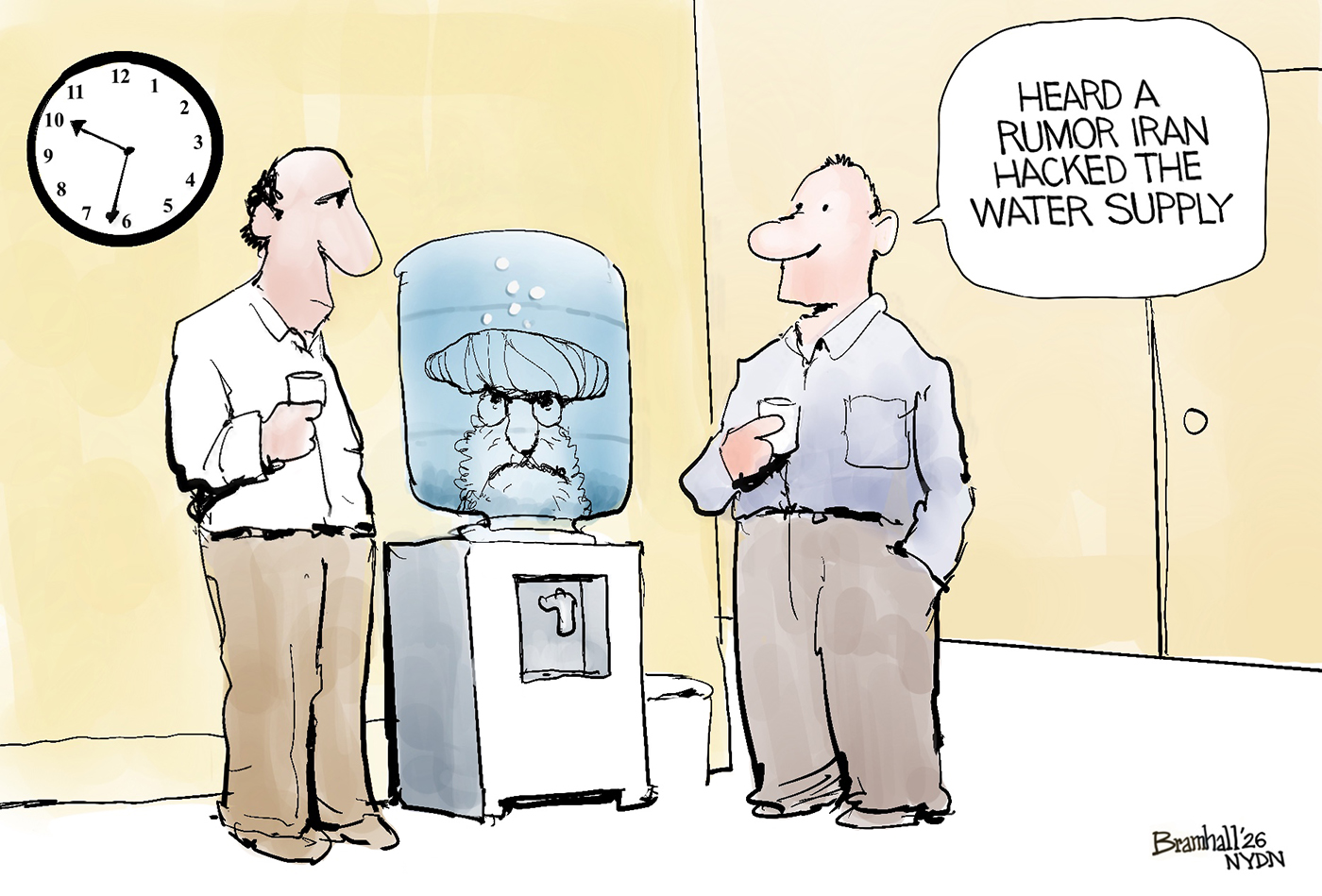 Political cartoon