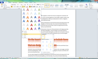 Text Effects Replace WordArt