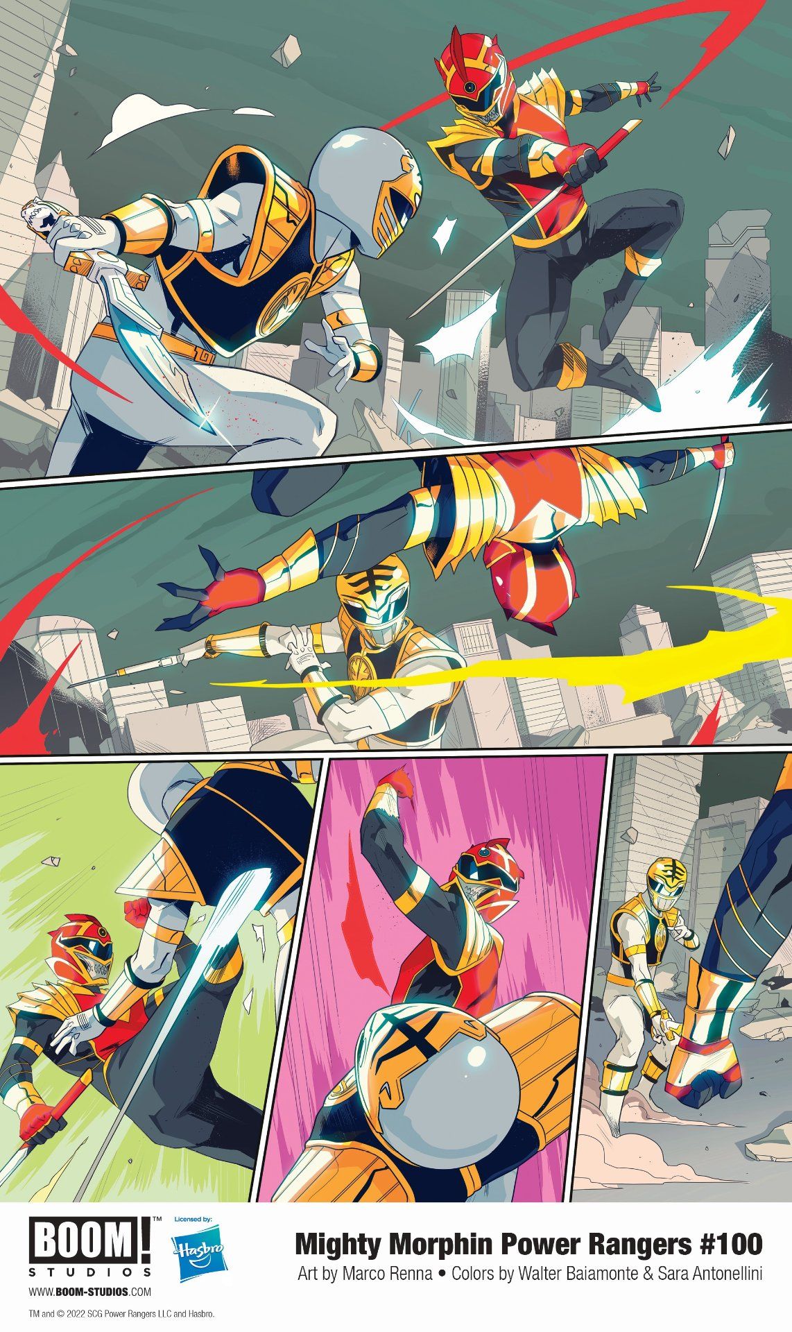 Mighty Morphin Power Rangers #100