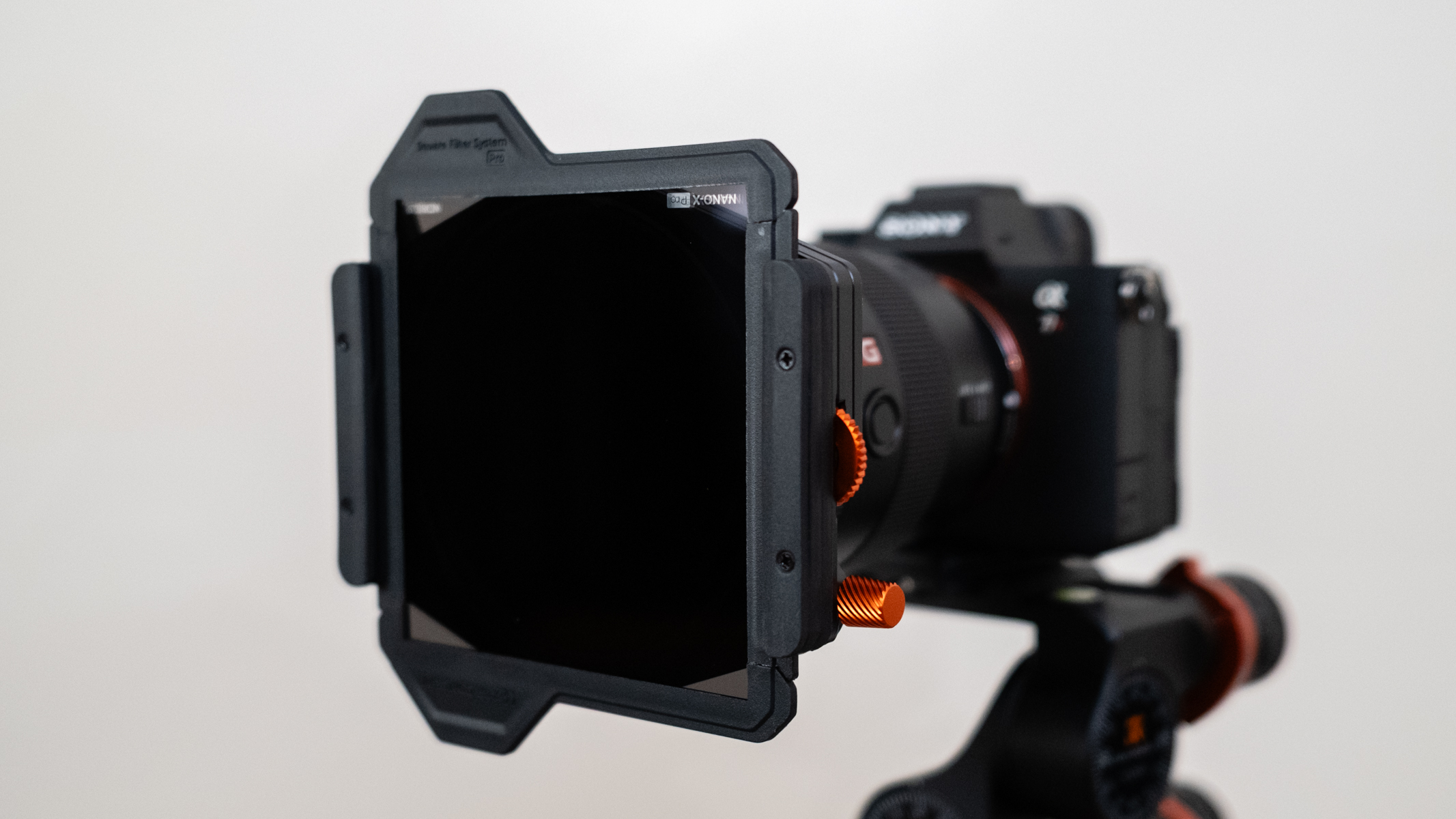 K&amp;F Concept Square Filter Holder System X-Pro series attached to a camera
