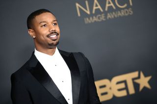 Michael B Jordan on the red carpet. 