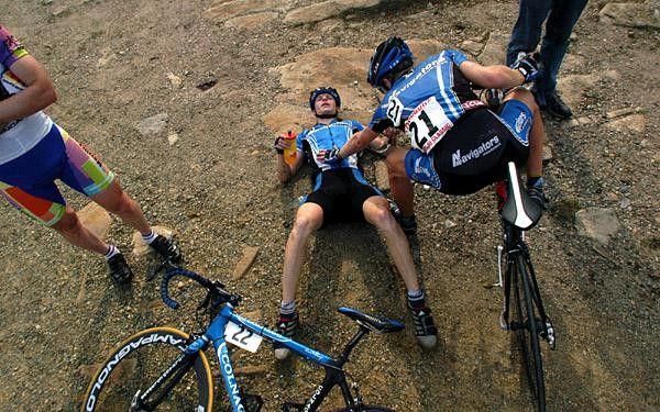 Shawn Milne recovers after his stage win