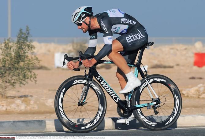 Tom Boonen time trials in Qatar