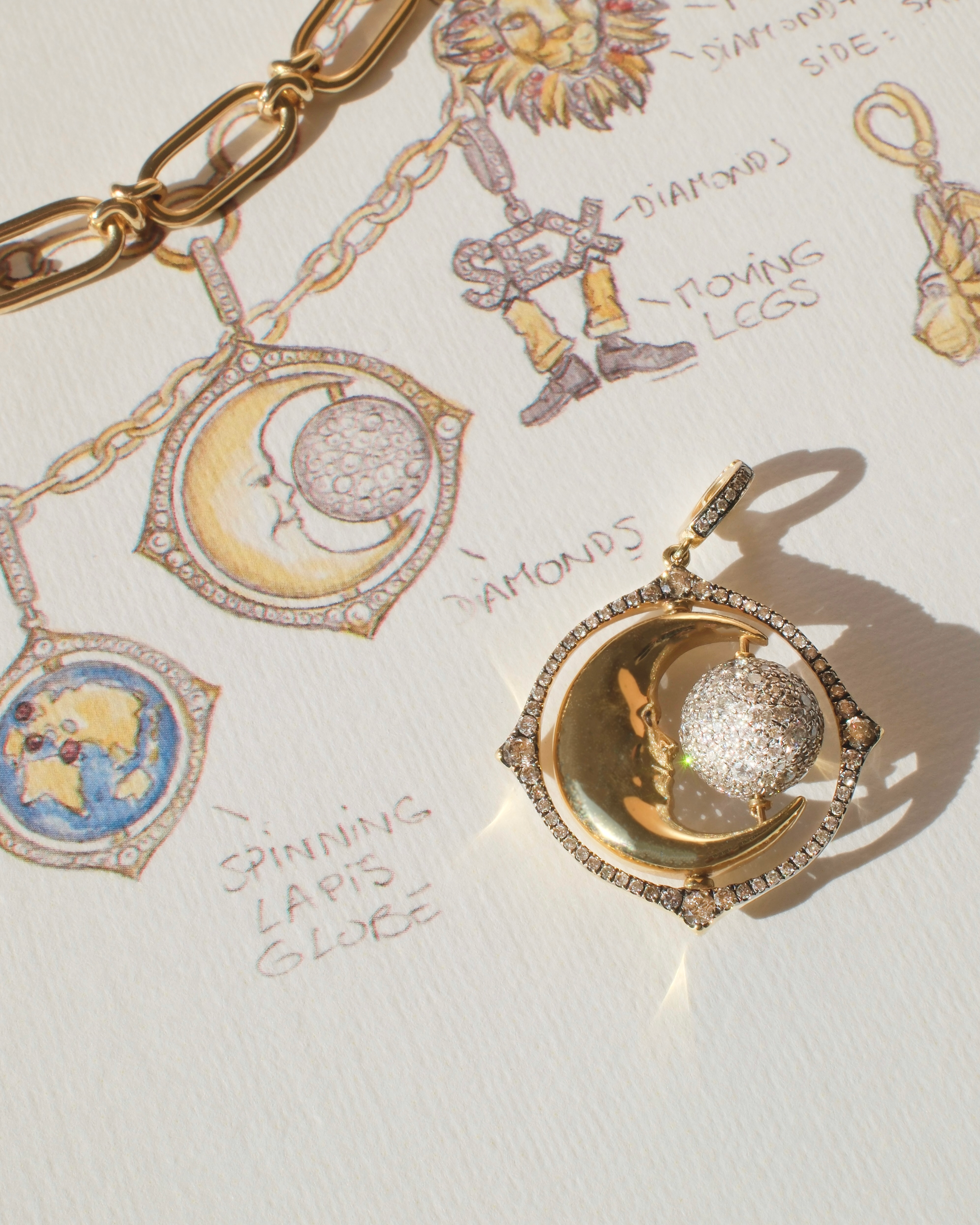 annoushka jewellery sketches