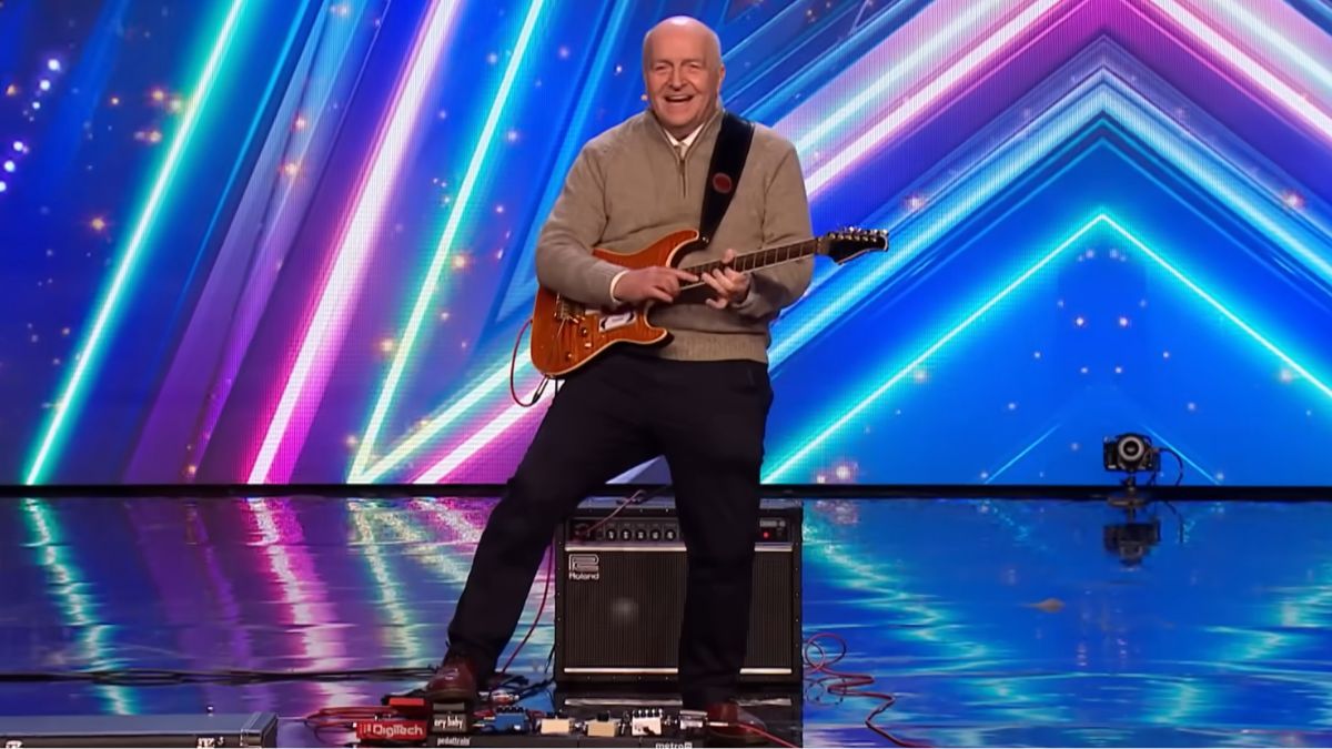 Grandpa shredder goes viral in Britain's Got Talent audition | Guitar World