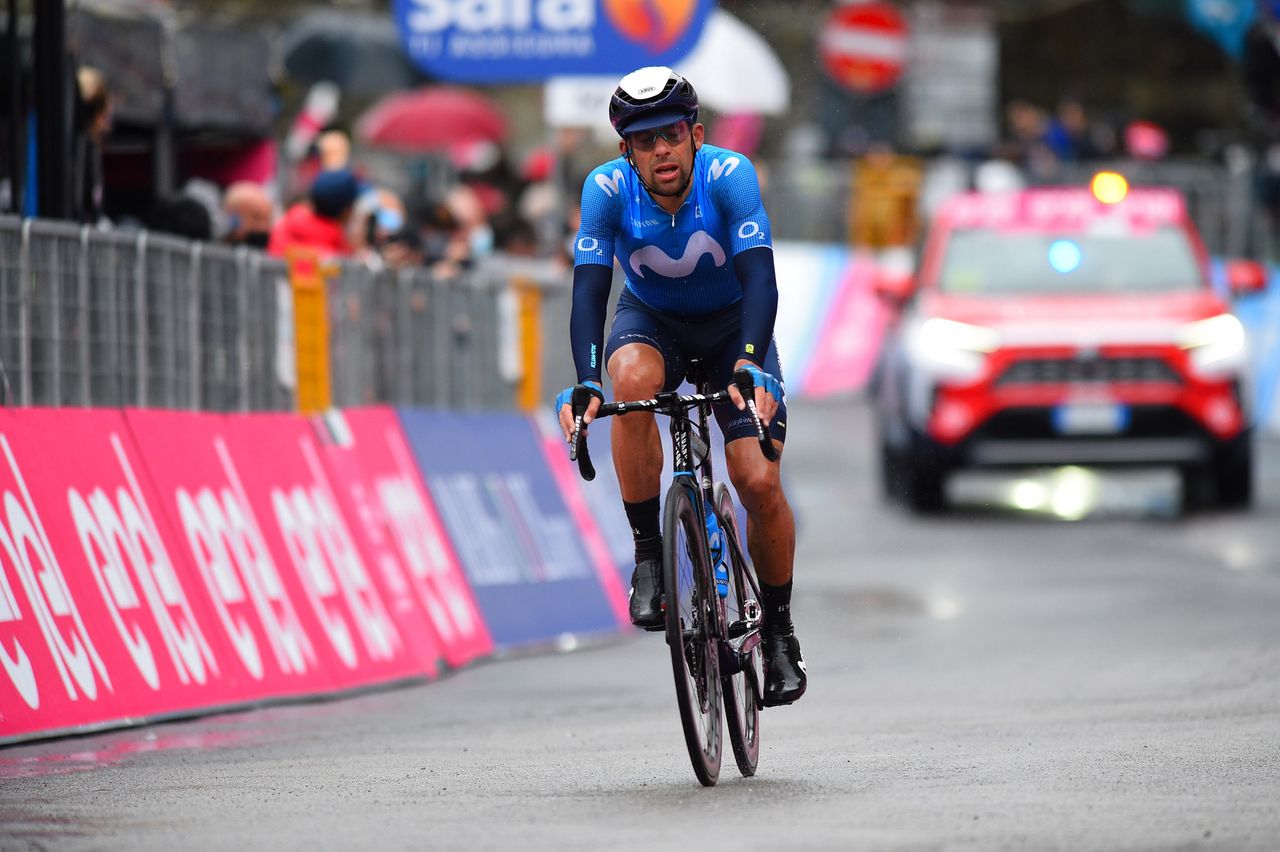 Giro d'Italia 2021 - 104th Edition - 4th stage Piacenza - Sestola 187 km - 11/05/2021 - Nelson Oliveira (POR - Movistar Team) - photo Dario Belingheri/BettiniPhoto&Acirc;&copy;2021