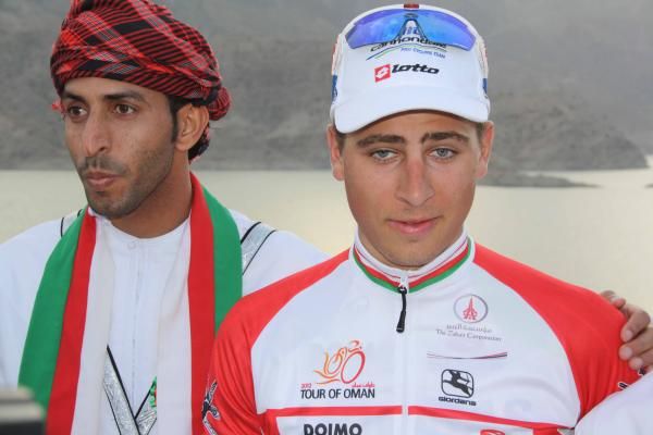 Stage 2 winner and race leader Peter Sagan (Liquigas-Cannondale)