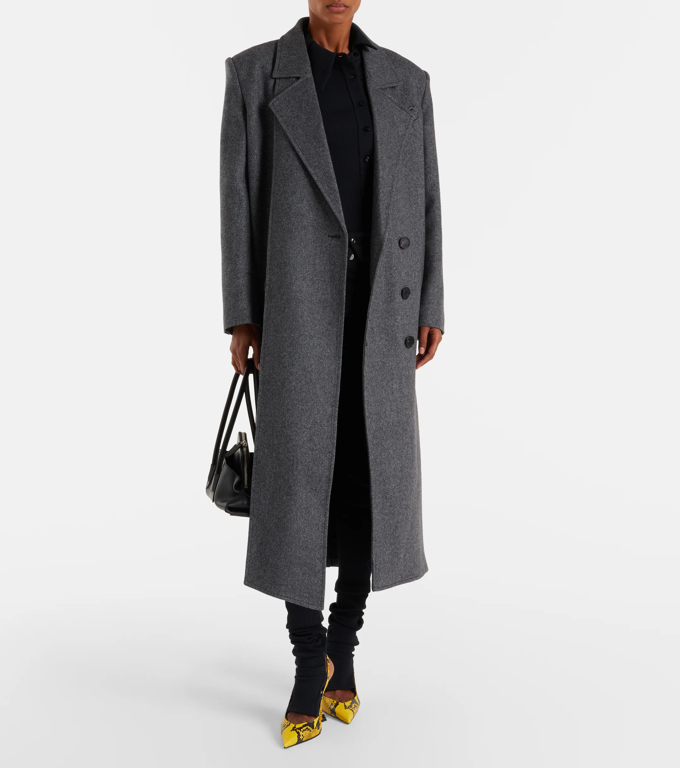 The Attico, Wool-blend coat