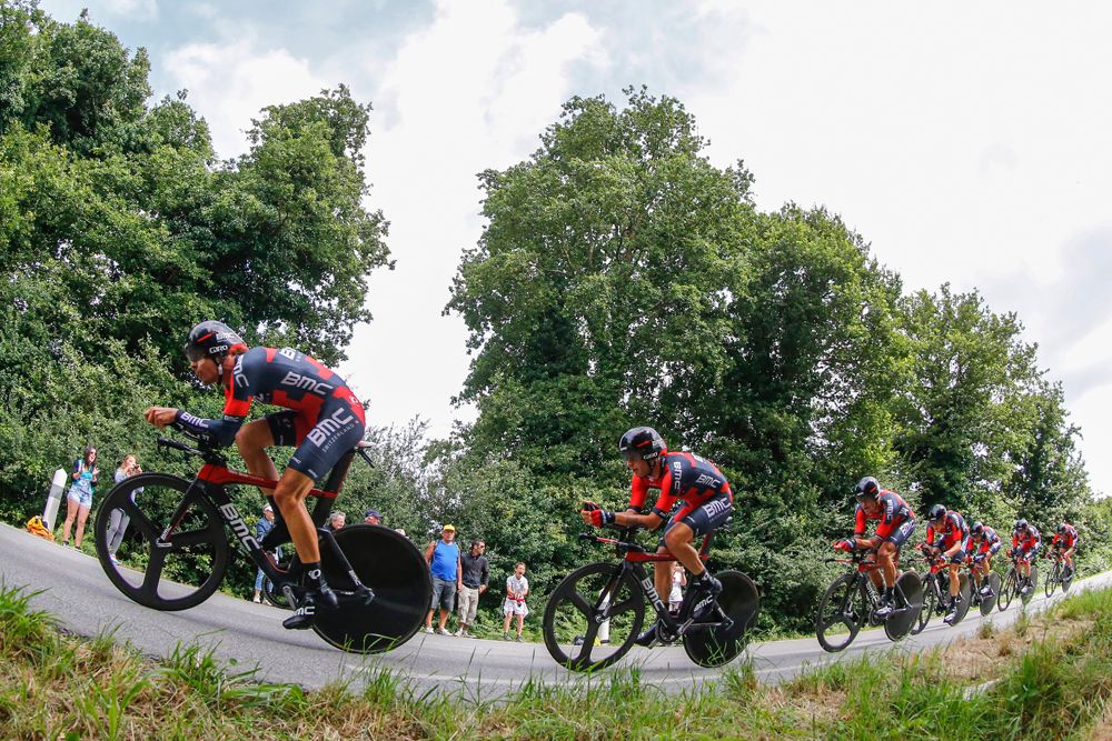 BMC Racing on their way to victory